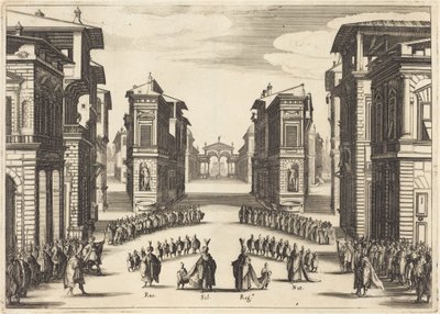 Il Solimano, II. felvonás alkotó: Jacques Callot