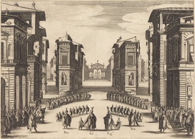 Il Solimano, II. felvonás alkotó: Jacques Callot