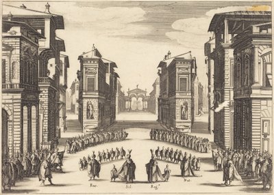 Il Solimano, II. felvonás alkotó: Jacques Callot