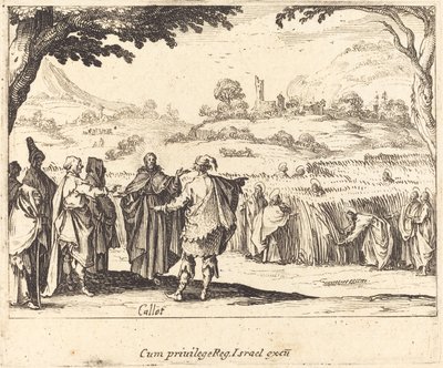 Jézus a farizeusokkal, 1635. alkotó: Jacques Callot