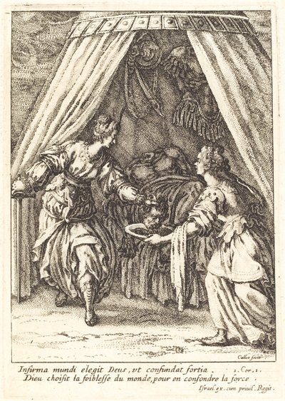 Judit a Holofernész fejével alkotó: Jacques Callot