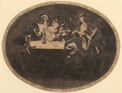 Kártyajátékosok alkotó: Jacques Callot