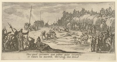 Keresztre feszítés alkotó: Jacques Callot
