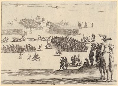 Keresztre feszítés, a „Kis passió” sorozat 11. lapja alkotó: Jacques Callot