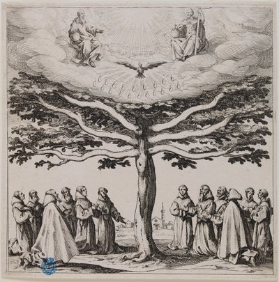 Szent Ferenc fája (Lieure 303, Meaume 145) alkotó: Jacques Callot