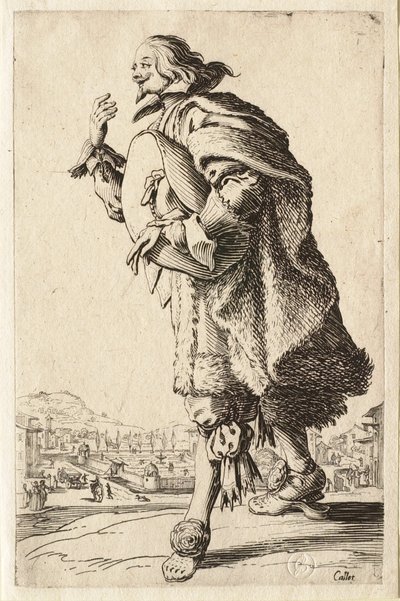 A nemesség: A kalapját a hóna alatt tartó, köszönő úriember alkotó: Jacques Callot
