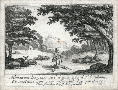 A tékozló fiú élete ... (metszet) alkotó: Jacques Callot