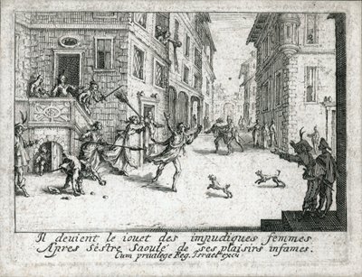 A tékozló fiú élete ... (metszet) alkotó: Jacques Callot