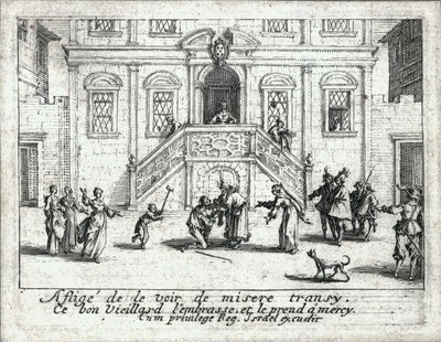 A tékozló fiú élete ... (metszet) alkotó: Jacques Callot