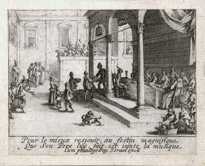A tékozló fiú élete ... (metszet) alkotó: Jacques Callot