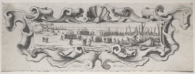 A csapatok partraszállása alkotó: Jacques Callot