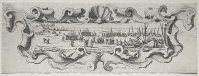 A csapatok partraszállása alkotó: Jacques Callot