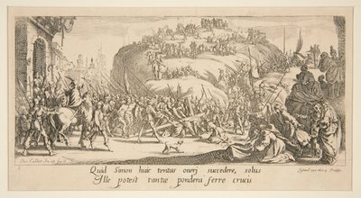 A kereszthordozás, A nagy szenvedésből alkotó: Jacques Callot