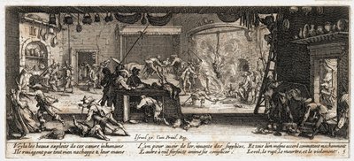 A háború nyomorúságai és szerencsétlenségei ... (metszet) alkotó: Jacques Callot