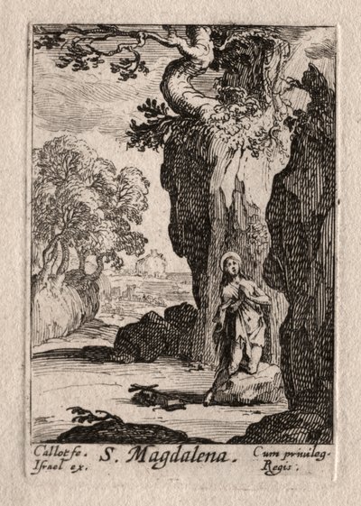 Bűnbánók: St. Bűnbánó Madeleine alkotó: Jacques Callot