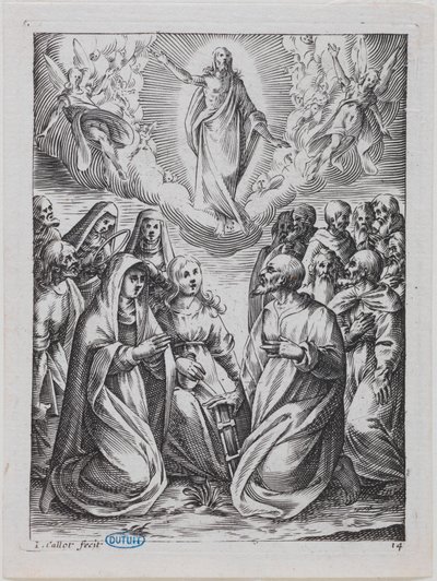 Róma látképei, Mennybemenetel alkotó: Jacques Callot
