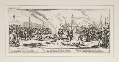 A háború nagy nyomorúságai: 13. sz. – A tét alkotó: Jacques Callot