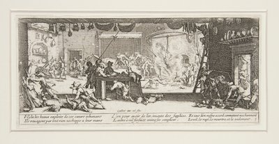 A háború nagy nyomorúságai: 5. sz. – A rablás alkotó: Jacques Callot