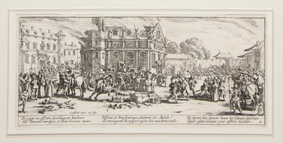 A háború nagy nyomorúságai: 6. szám - Pusztítás alkotó: Jacques Callot