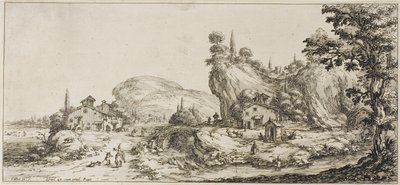 Áru betöltése, Firenzében tervezett különféle jelenetekből alkotó: Jacques Callot
