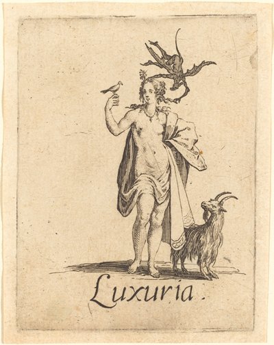 Vágy, valószínűleg 1621 után. alkotó: Jacques Callot