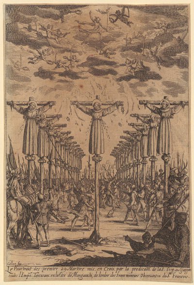Japán vértanúi alkotó: Jacques Callot