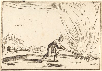 Ember vesz részt a tűzben alkotó: Jacques Callot