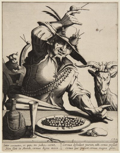 Férfi csigákkal alkotó: Jacques Callot