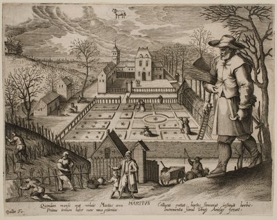 Március, „A hónapok” sorozatból alkotó: Jacques Callot
