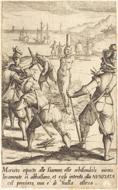 Mariotto, 1619. alkotó: Jacques Callot