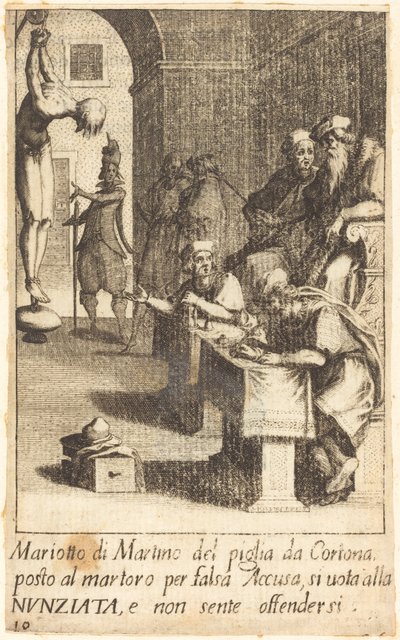 Mariotto di Martino, 1619. alkotó: Jacques Callot