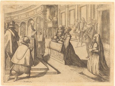 Osztrák Margit és III. Fülöp házassága alkotó: Jacques Callot