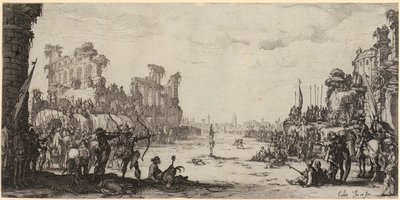 Szent Sebestyén vértanúsága alkotó: Jacques Callot