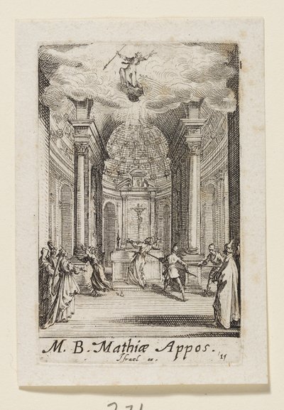 Máté apostol (Mathiae Appos.) alkotó: Jacques Callot