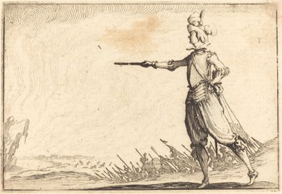 Katonai parancsnok gyalog alkotó: Jacques Callot