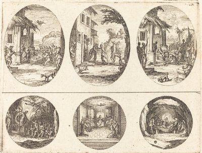 A szenvedély rejtelmei, c. 1631. alkotó: Jacques Callot