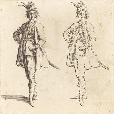 Tiszt, elölnézet alkotó: Jacques Callot
