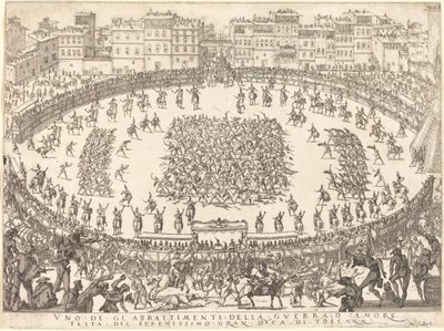 Az egyik gyalogsági harc alkotó: Jacques Callot