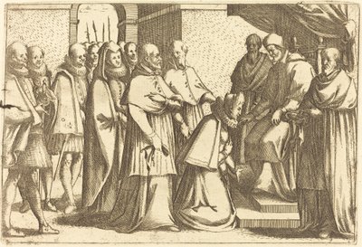 Pápai hallgatóság alkotó: Jacques Callot