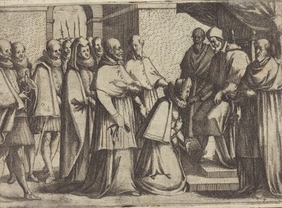Pápai audiencia [verso] alkotó: Jacques Callot
