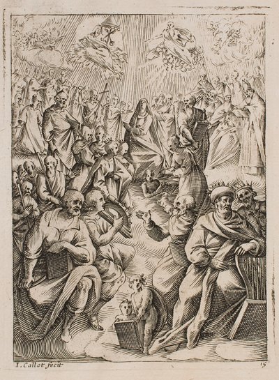Paradicsom, a „Római képek” sorozatból alkotó: Jacques Callot
