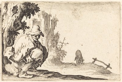 Paraszt ürítés alkotó: Jacques Callot