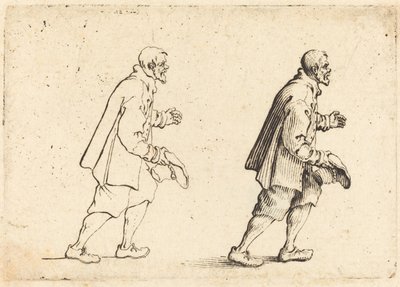 Paraszt kalappal a kezében alkotó: Jacques Callot
