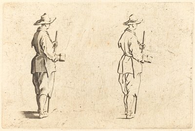 Paraszt pohárral, c. 1622. alkotó: Jacques Callot