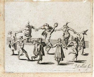 Parasztok tánca alkotó: Jacques Callot