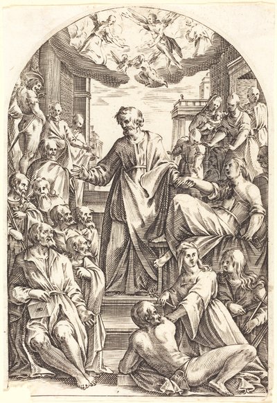 Péter neveli Tabithát alkotó: Jacques Callot