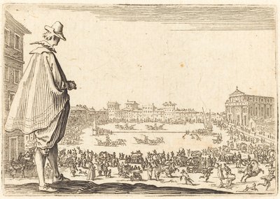 Piazza Santa Maria Novella, Firenze, c. 1622. alkotó: Jacques Callot