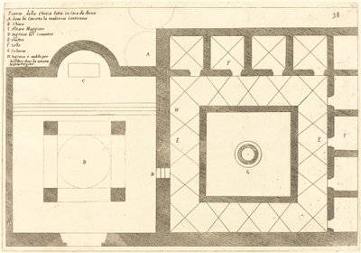 Az Anna-ház melletti templom terve alkotó: Jacques Callot