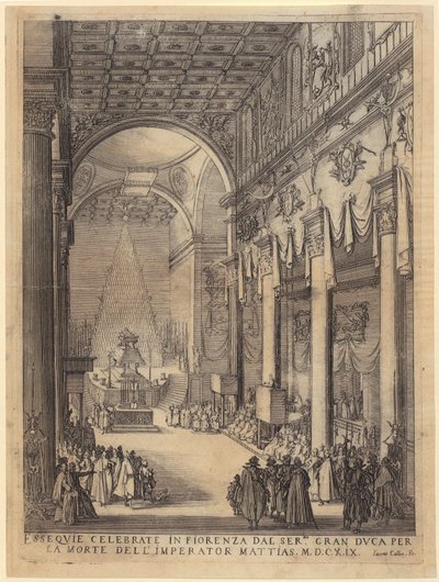 Rekviem Mátyás császár tiszteletére alkotó: Jacques Callot