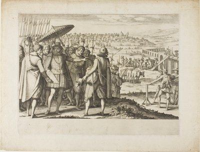 A pisai vízvezeték helyreállítása alkotó: Jacques Callot